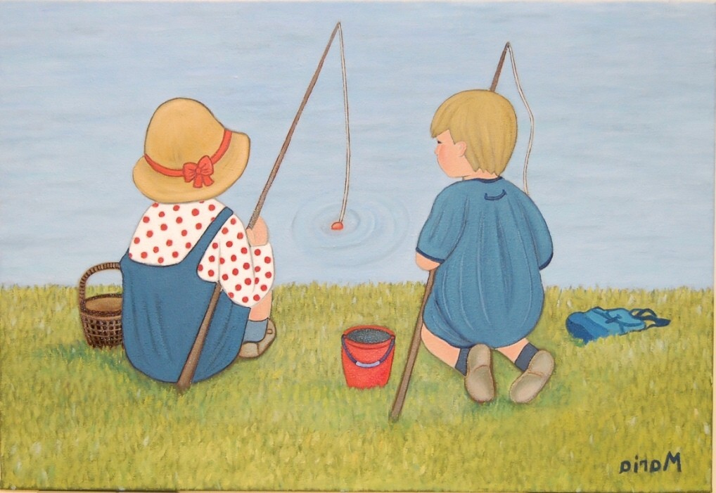 Kids fishing (Torné-Esquius replica)